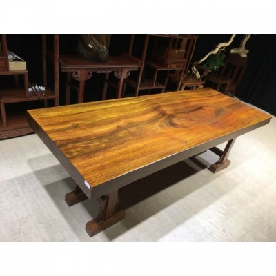 Factory Price Natural Okan Wood Table From Manufacturer Supplier